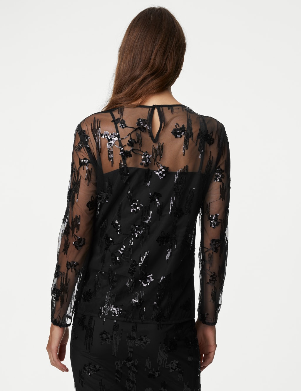 Mesh Embellished Top image 6