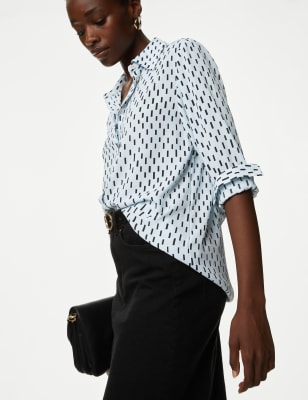 Printed Collared Shirt