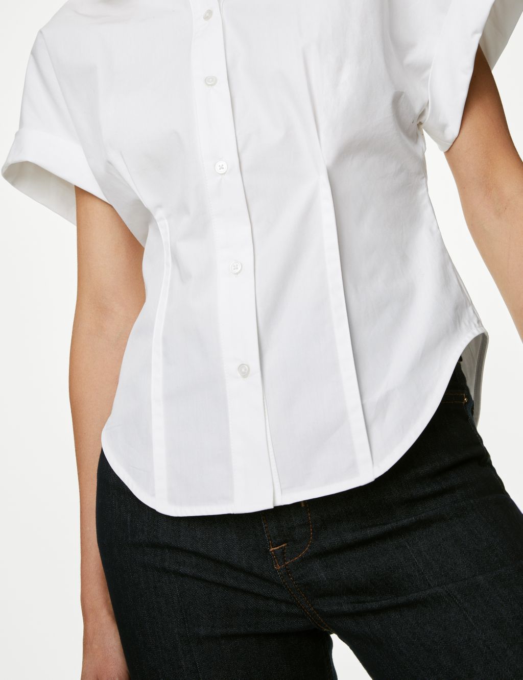 Pure Cotton Collared Shirt image 4