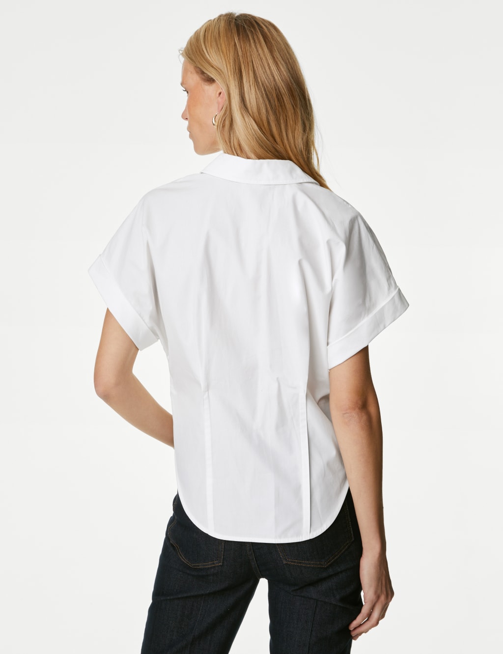 Pure Cotton Collared Shirt image 5