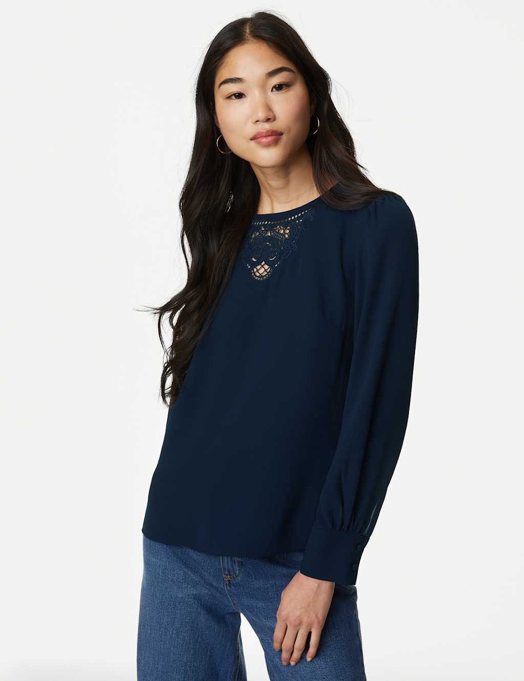 Women's Navy Tops M&S