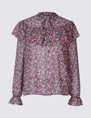 ditsy print blouse uk