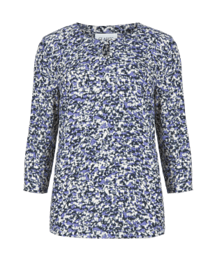 Granite Print Blouse | Classic | M&S