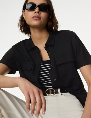 Collared Button Through Shirt