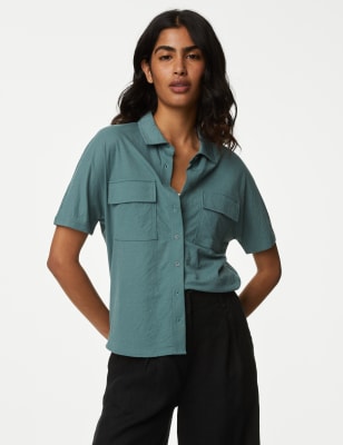 

M&S Collection Camisa de puntoWomens - Dark Sage, Dark Sage
