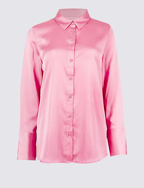 Deep Cuff Sleeve Shirt | M&S Collection | M&S