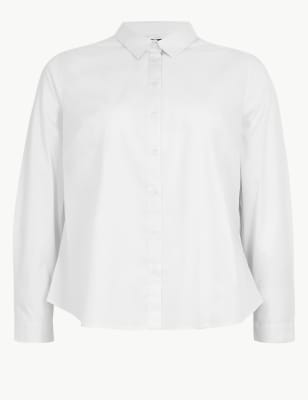 CURVE&nbsp;&ndash; Chemise ajust&eacute;e en coton