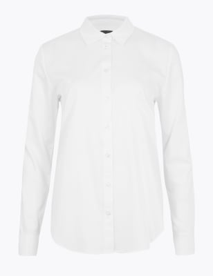 Chemise boutonn&eacute;e en coton