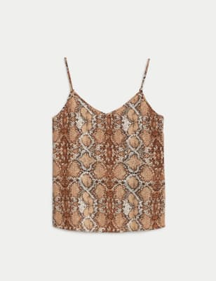 Animal Print Cami Top