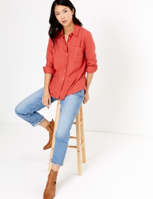 Chemise coupe d&eacute;contract&eacute;e