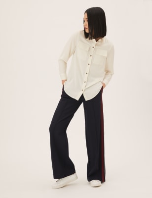 

M&S Collection Camisa de manga larga con cuello multiusosWomens - Pale Yellow, Pale Yellow