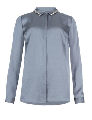 Embellished Collar Shirt | M&S Collection | M&S