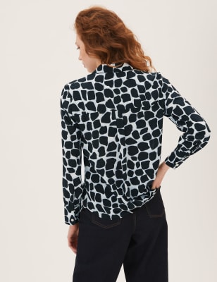 Animal Print Long Sleeve Shirt