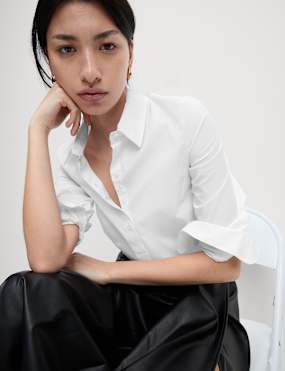 Womens white work shirt new arrivals