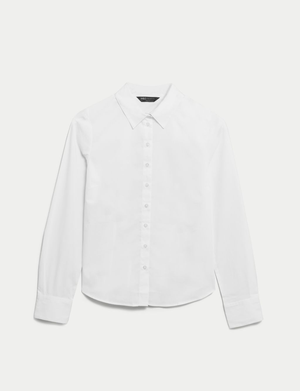 Cotton Rich Fitted Collared Shirt image 2