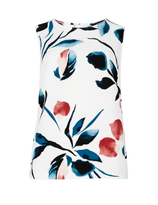 Floral Vest Top | Autograph | M&S