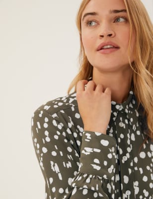 V tements Et Accessoires B38 Ex Fat Face Maddie Leopard Top RRP 32 00 