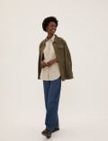 Pure Cotton Oversized Girlfriend Shirt