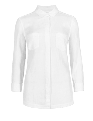 Pure Linen Shirt | M&S Collection | M&S