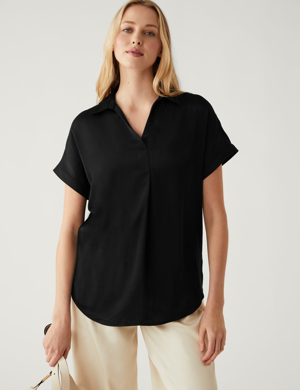 Satin Popover Blouse image 4