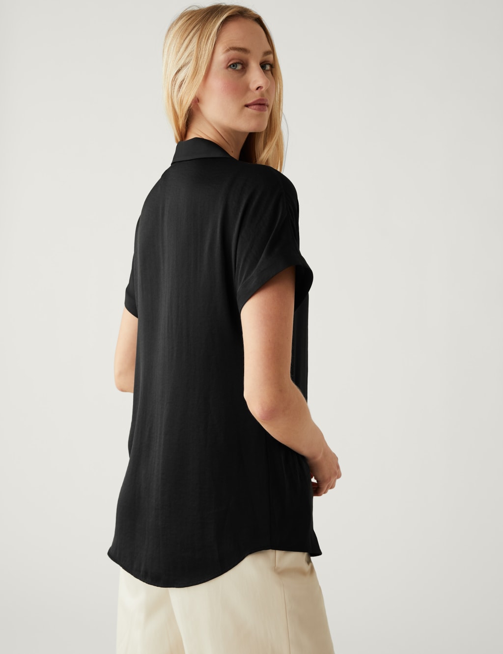 Satin Popover Blouse image 5