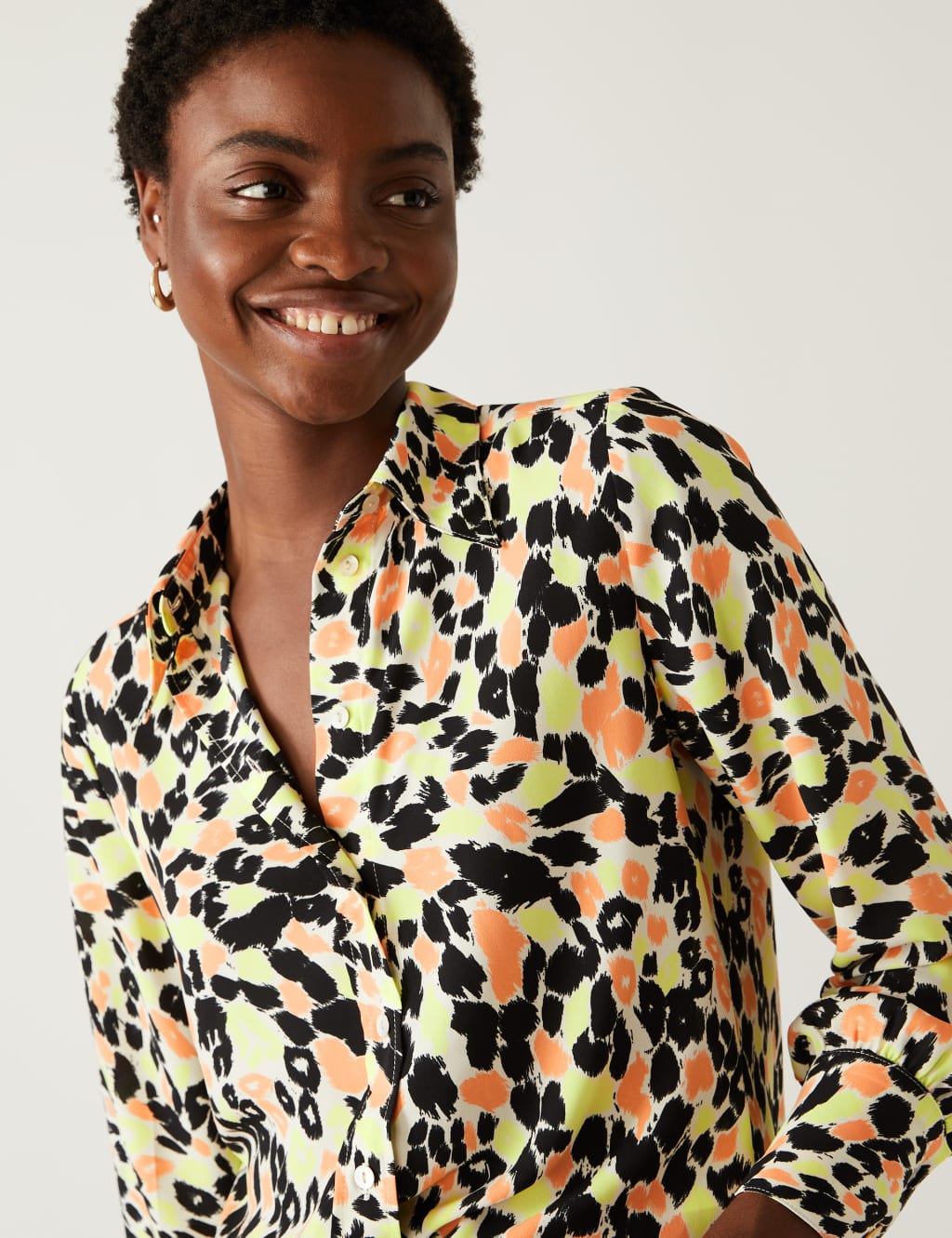Printed Collared Shirt image 1