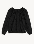 Pure Cotton Embroidered Blouse