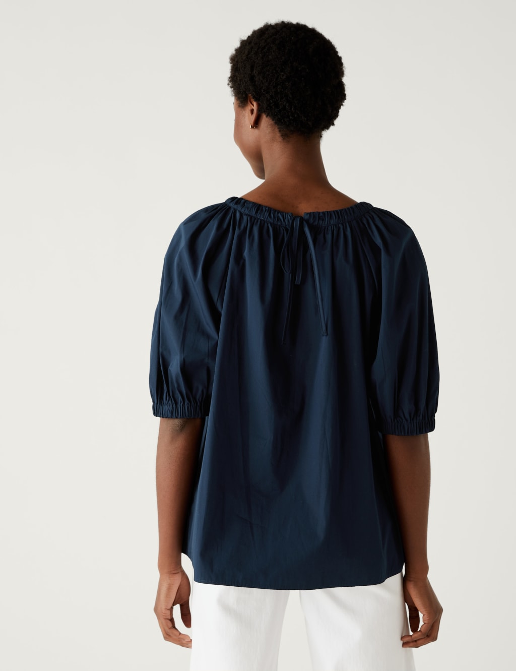 Pure Cotton Round Neck Blouse image 4