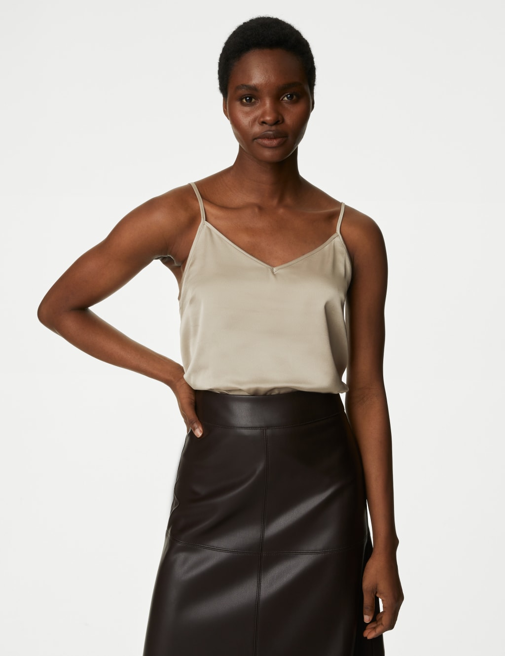 Satin Cami Top image 4