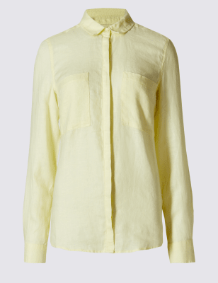 Pure Linen Long Sleeve Shirt