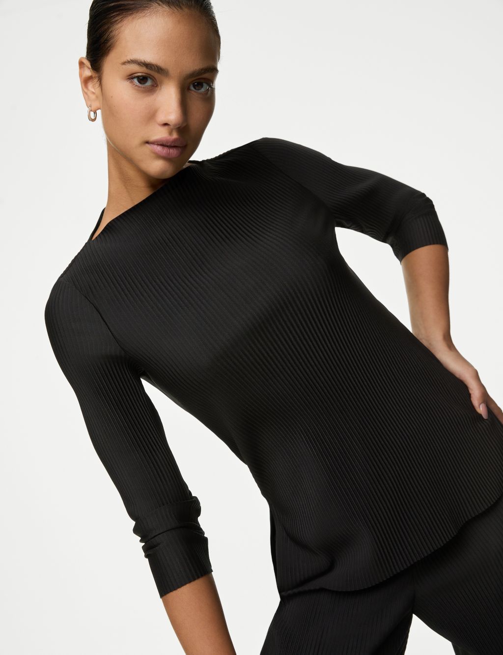 Jersey Ribbed Top image 4