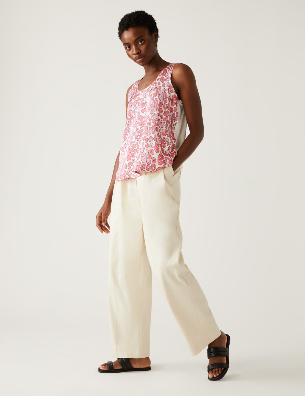 Printed Regular Fit Cami Top image 1