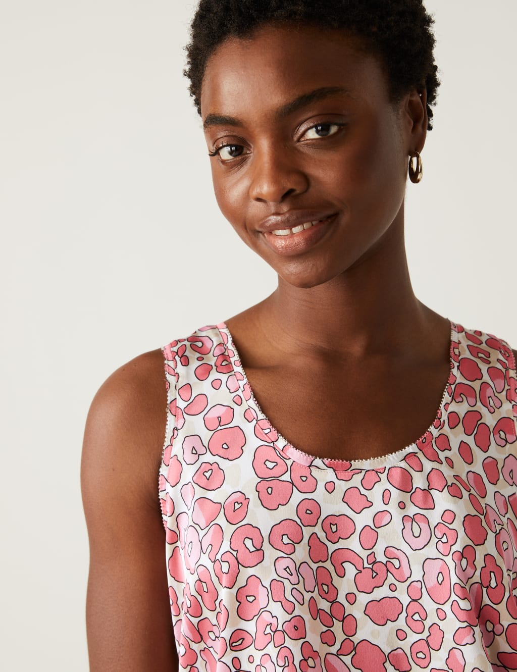 Printed Regular Fit Cami Top image 2
