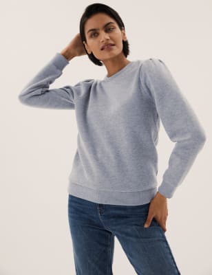 Puff store sleeve sweatshirts