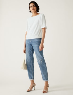 

Womens M&S Collection Oberteil in normaler Passform mit Pailletten - Ivory, Ivory