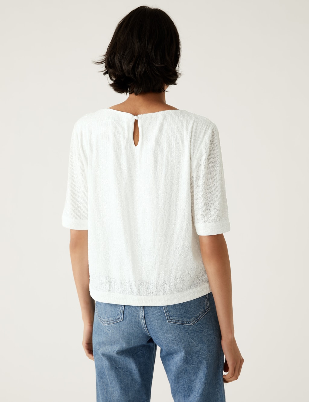 Sequin Regular Fit Top image 3