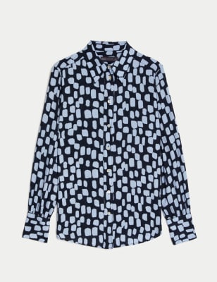 Printed Collared Shirt