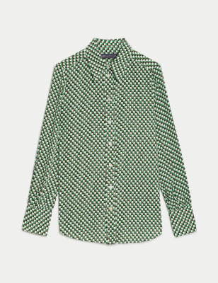 Printed Collared Shirt