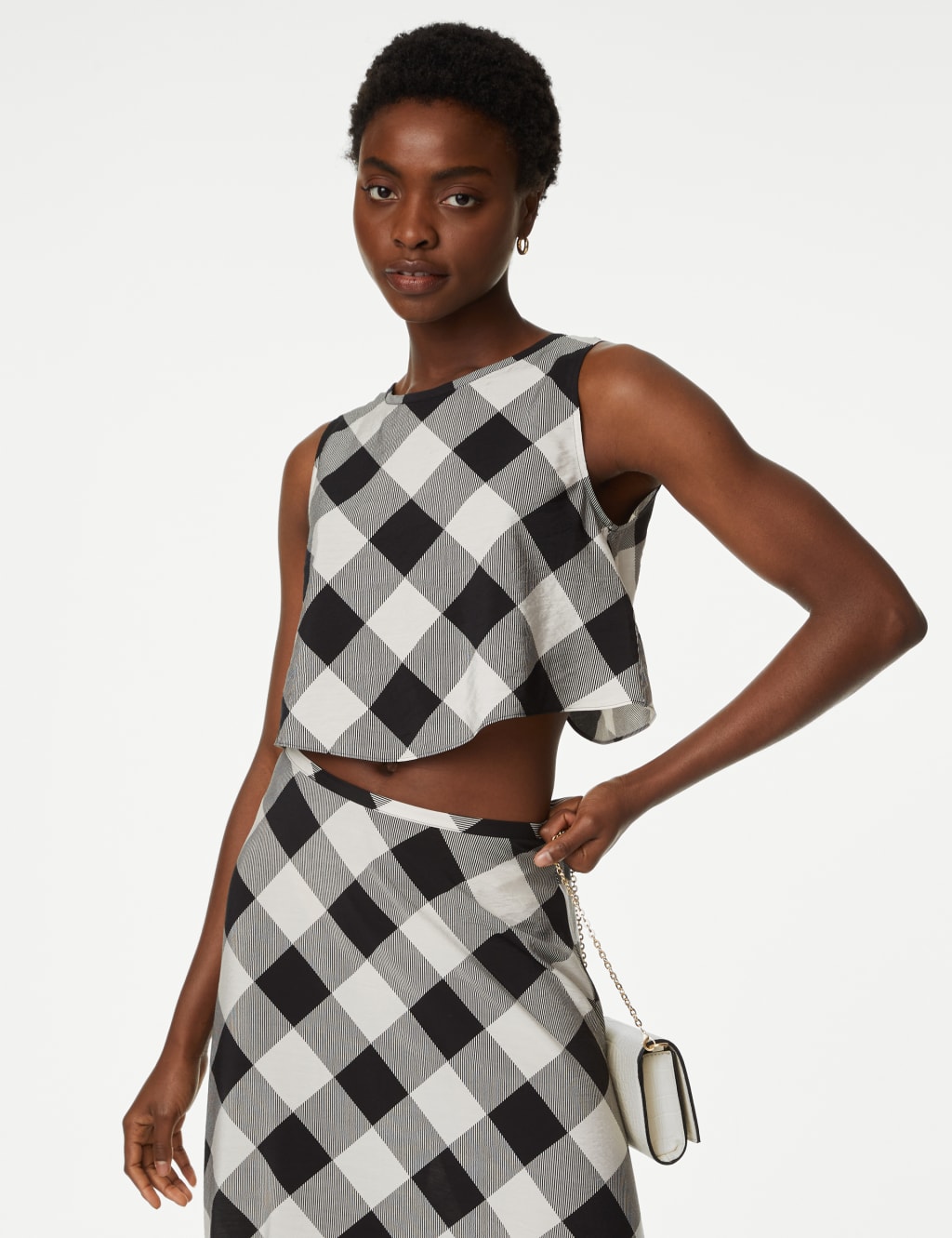 Checked Vest image 1