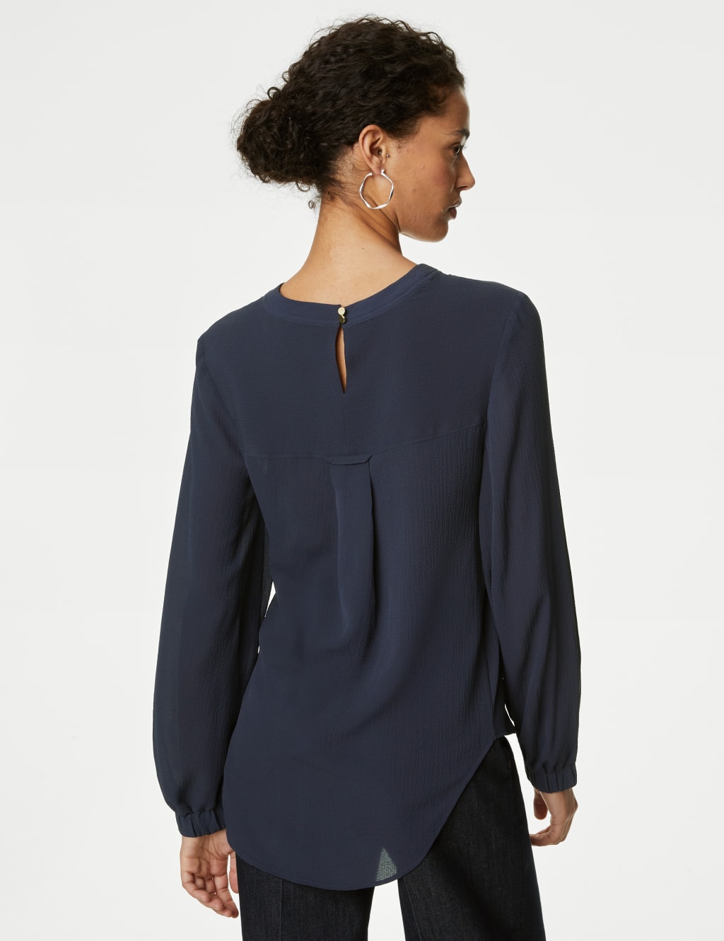 V-Neck Popover Blouse image 5