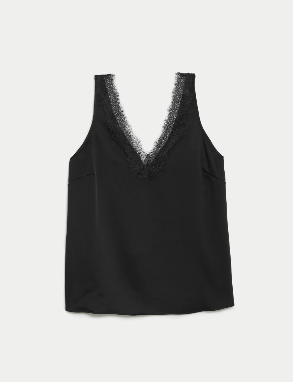 V-Neck Lace Detail Cami Top image 2
