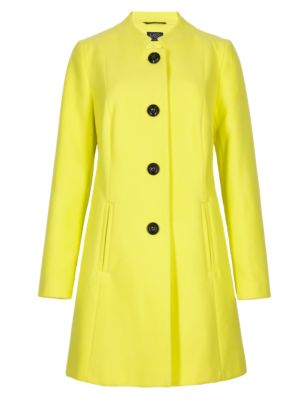 Notched Collar Coat | M&S Collection | M&S