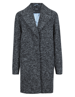 Fabulous Cos Maroon Wool Blend Overcoat UK M EU48 MBM01 main image 1