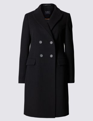 Double Breasted 2 Pocket Coat | M&S
