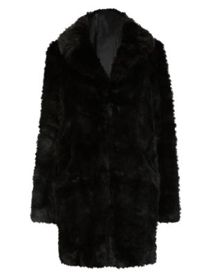Faux Fur Overcoat | M&S Collection | M&S