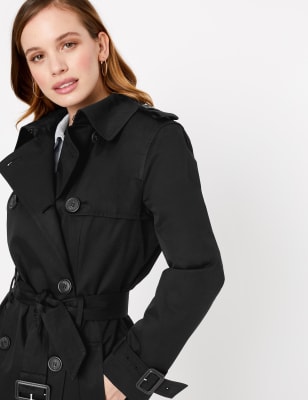 petite double breasted coat