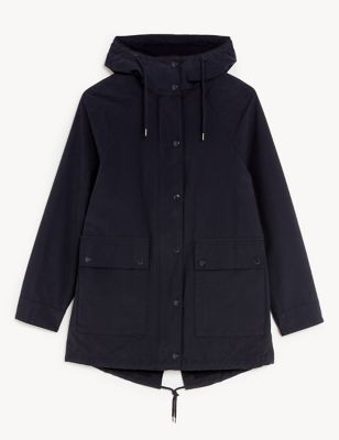 Cotton Rich Stormwear™ Hooded Parka Coat