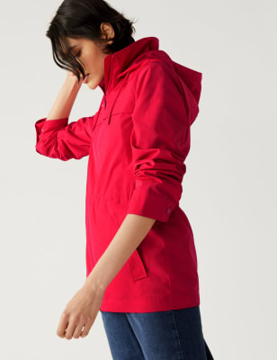 

Womens M&S Collection Stormwear™ Hooded Parka Coat - Bright Pink, Bright Pink