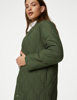 quilted reversible borg lined jacket