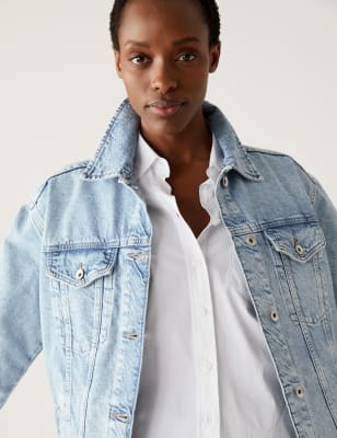 Pure Cotton Girlfriend Denim Jacket